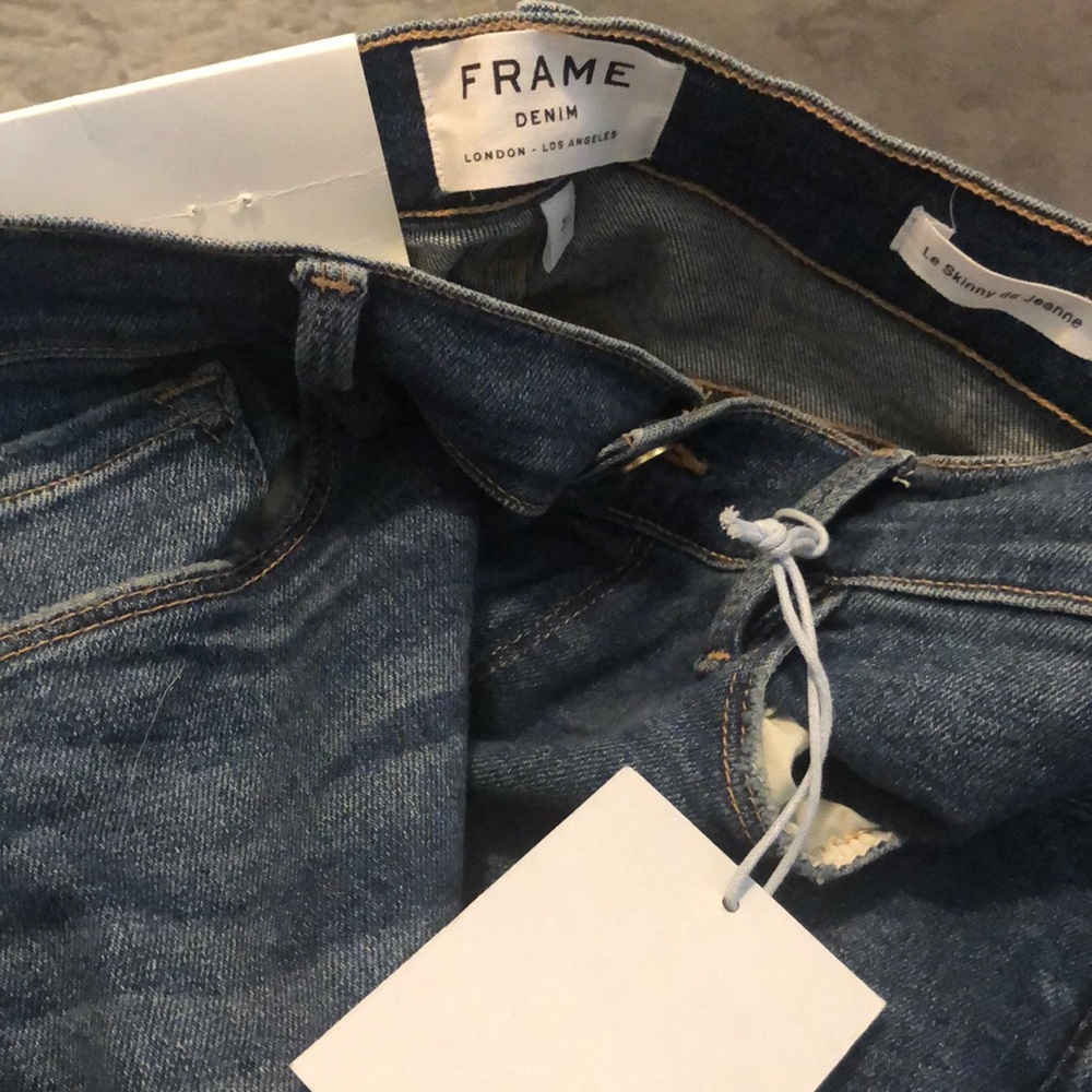 Frame le skinny de Jeanne denim